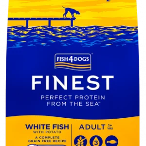 Fish4Dogs Finest White Fish Adult 1+ Years Large Kibble - 1.5kg