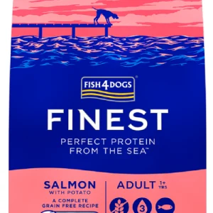 Fish4Dogs Finest Salmon Adult 1+ Years Large Kibble - 1.5kg