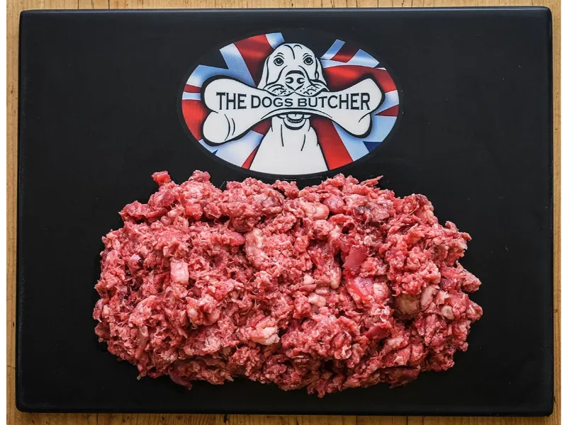 The Dogs Butcher Duck Carcass (50% bone) Mince 1kg