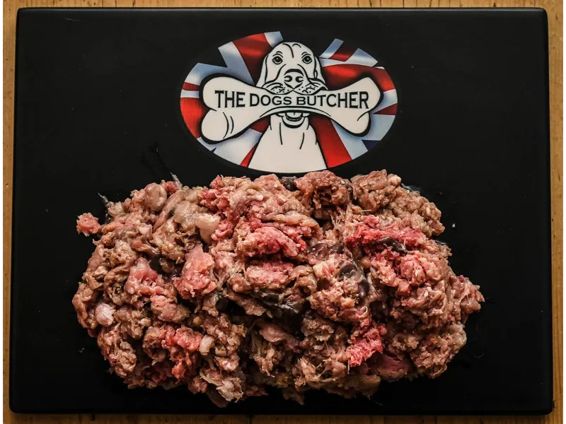 The Dogs Butcher Lamb, Fish & Turkey Complete Mince 1kg