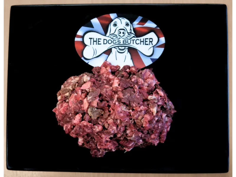 The Dogs Butcher Mixed Meat (Duck, Pork, Lamb & Ox) Complete Mince 1kg