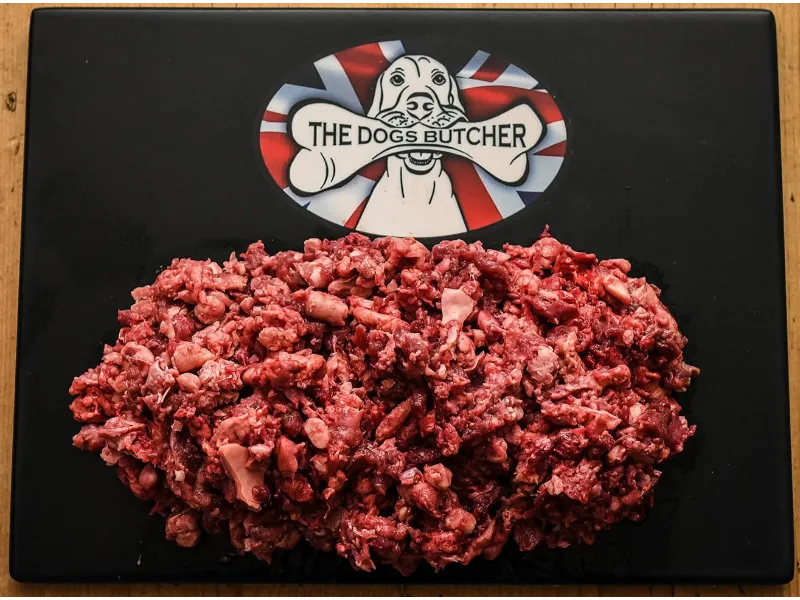 The Dogs Butcher Ox Mince Complete with Chicken 1kg