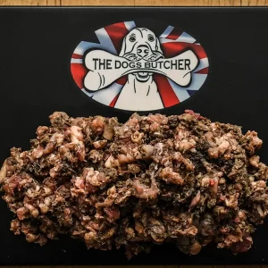 The Dogs Butcher Ox Tripe with Duck 80/10/10 1kg