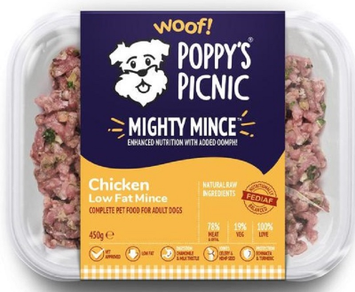 Poppys MIGHTY MINCE - Chicken - 450g