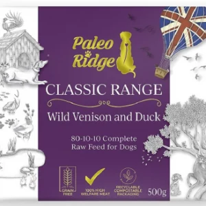 Paleo Ridge Classic Wild Venison & Duck - 500g