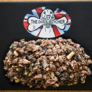 The Dogs Butcher Tripe & Oily Fish (5% bone) Mince 1kg
