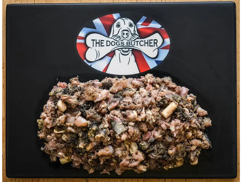The Dogs Butcher Tripe & Oily Fish (5% bone) Mince 1kg