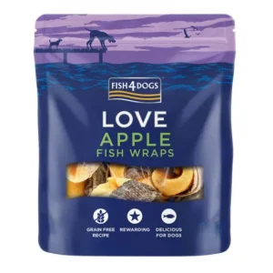 Fish4Dogs Love Apple Wraps - 90g