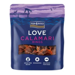 Fish4Dogs Love Calamari Rings - 60g