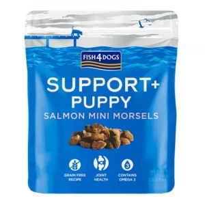 Fish4Dogs Support Plus Puppy Joint Health Salmon Morsels - 150g