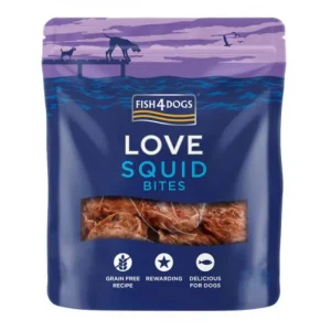 Fish4Dogs Love Squid Bites - 80g