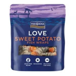 Fish4Dogs Love Sweet Potato Wraps - 100g