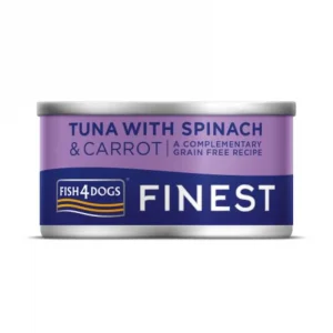 Fish4Dogs Finest Tuna with Carrot & Spinach Tin - 85g