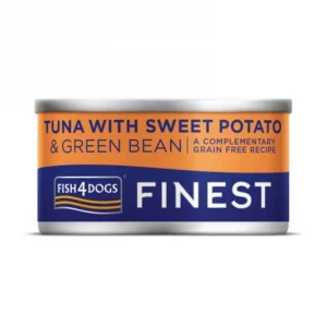 Fish4Dogs Finest Tuna with Sweet Potato & Green Bean Tin - 85g