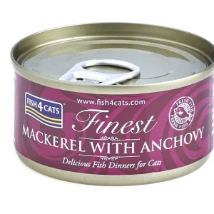 Fish4Cats Finest Mackerel with Anchovy - 70g
