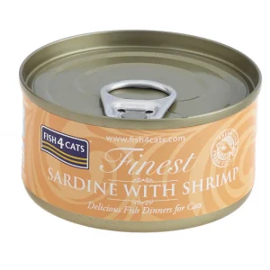 Fish4Cats Finest Sardines with Shrimp - 70g