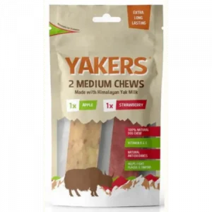 Yakers Apple & Strawberry Medium Yak Chews
