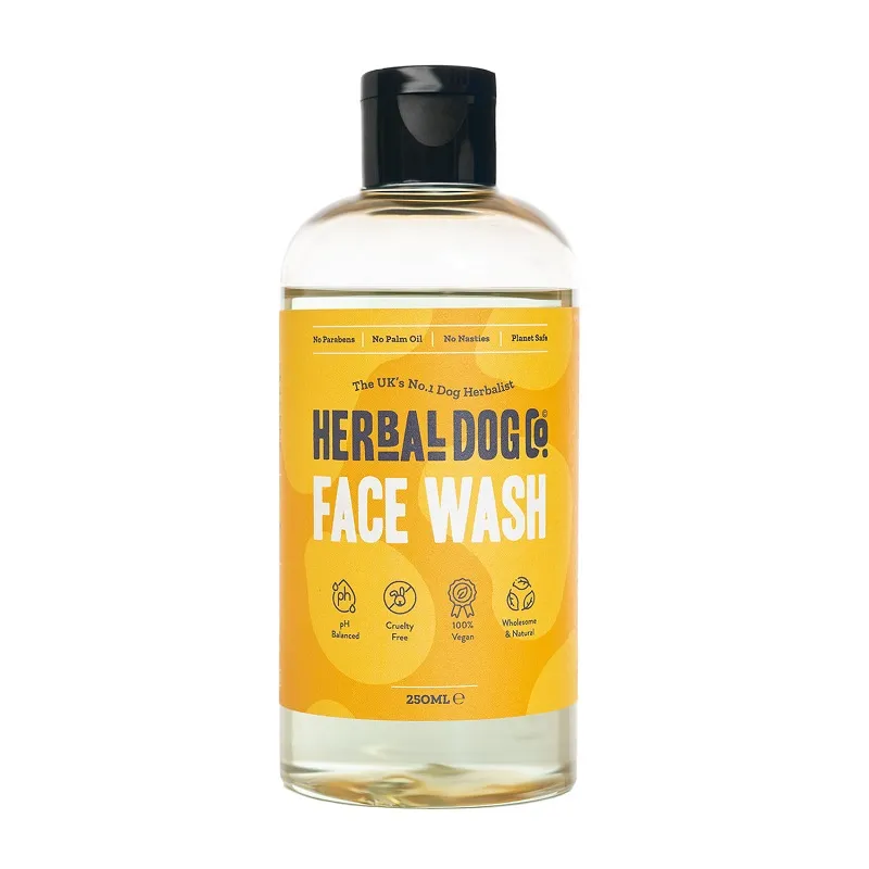 Herbal Dog Co. Natural Face Wash - Blueberry - Dog & Puppy - 250ml