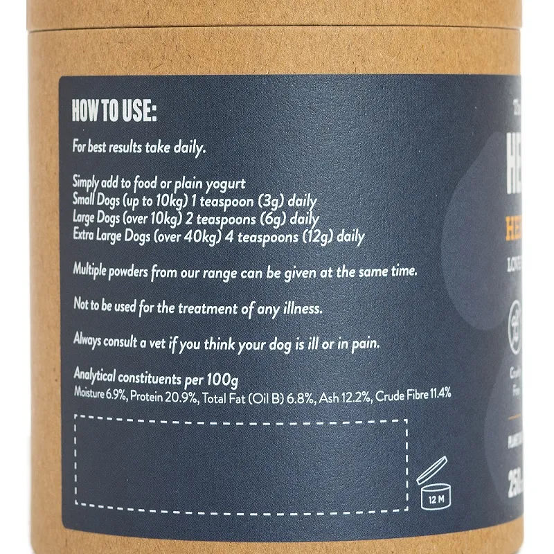 Herbal Dog Co. Liver & Pancreas - Natural Herbal Support Powder - Dog & Puppy - 250ml - Image 3