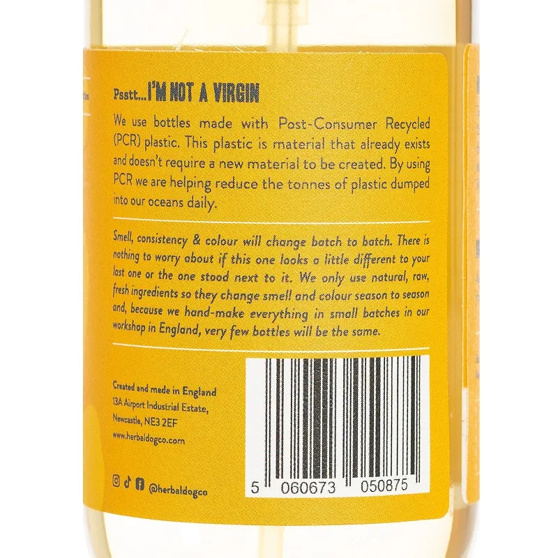 Herbal Dog Co. Orange & Bergamot - Cologne Deodoriser - 100ml - Image 3
