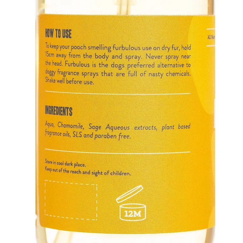 Herbal Dog Co. Orange & Bergamot - Cologne Deodoriser - 100ml - Image 2