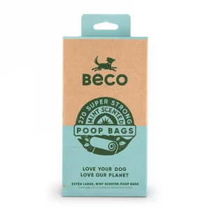 Beco Large Poop Bags - Mint scented - Various Pack Sizes