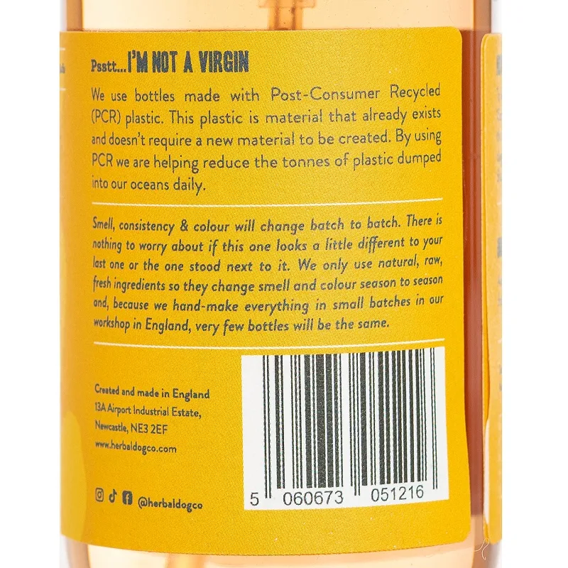 Herbal Dog Co. Raspberry & Vanilla - Cologne Deodoriser - 100ml - Image 3