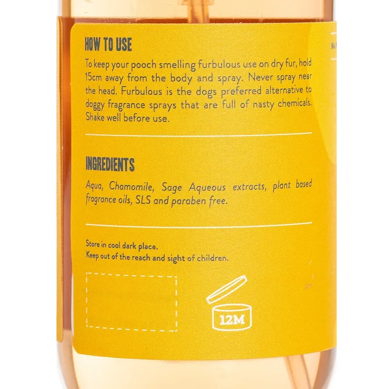 Herbal Dog Co. Raspberry & Vanilla - Cologne Deodoriser - 100ml - Image 2