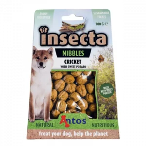 Antos Insecta Nibbles – Cricket with Sweet Potato - 100g