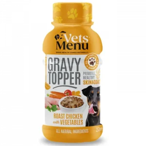 Vets Menu Gravy Topper for Dogs with Roast Chicken & Vegetables 250ml