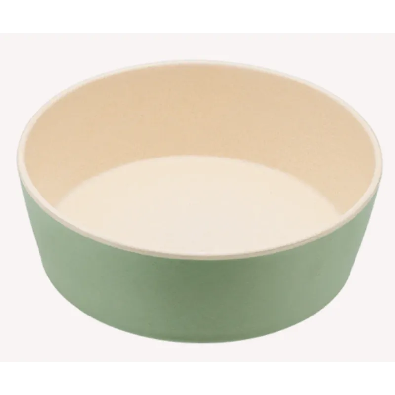 Printed Bamboo Food & Water Bowl - Fresh Mint - (Various Sizes)