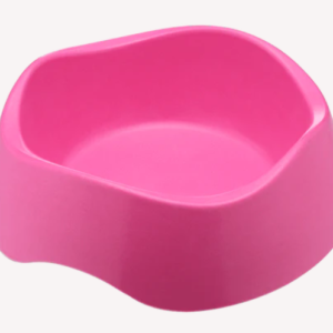 Printed Bamboo Food & Water Bowl - Pink - (Various Sizes)