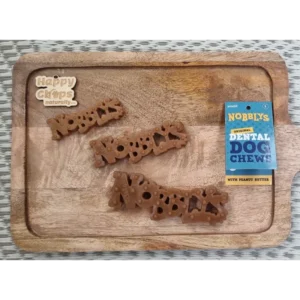 NOBBLYS Original Dental Dog Chew with Peanut Butter - Various Sizes