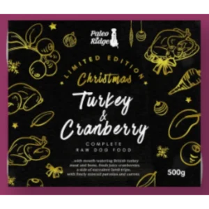 Paleo Ridge Christmas Turkey and Cranberry - 500g