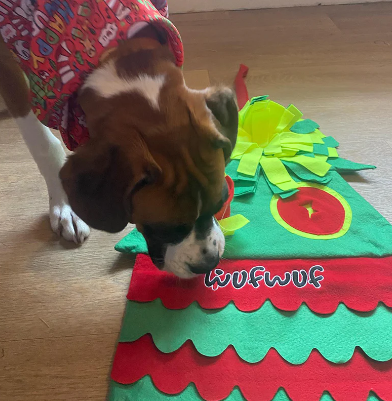 Wuf Wuf Xmas Tree Interactive Snuffle Mat Toy - Image 4