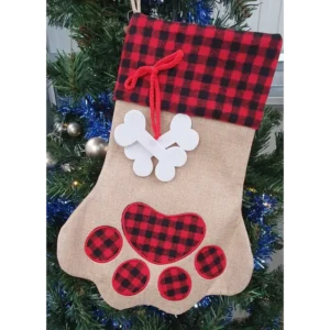 Plaid Festive Stocking