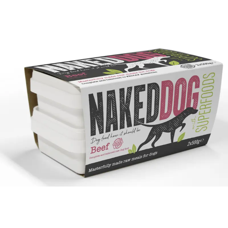 Naked Dog Superfoods Beef - 2x500g
