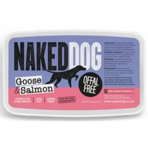 Naked Dog Offal Free Goose & Salmon - 2x 500g
