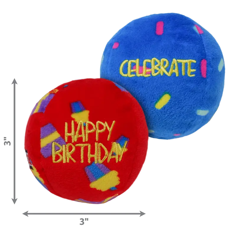 KONG Occasions Birthday Balls x2 - Image 4