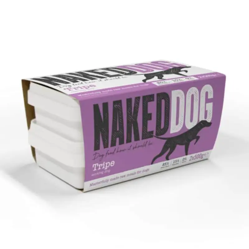 Naked Dog Original Tripe - 2x 500g