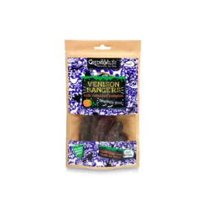 Green & Wilds Venison Bangers with Pumpkin - 75g