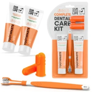 Our Dogs Life Dog Toothpaste and Toothbrush Set