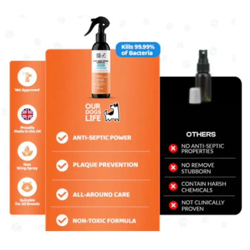 Our Dogs Life Dog Dental Spray - 250ml - Image 4