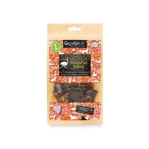 Green & Wilds Ozzy Ostrich's Blissful Bites - 100g